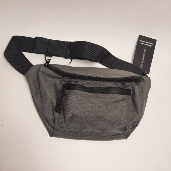 Earth Friendly Sustainable Waistpack Fanny Pack Hip Pack Purse Grey Gray - Picture 1 of 5
